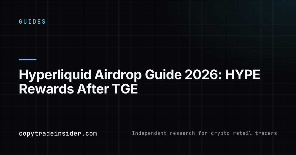 Hyperliquid Airdrop Guide 2026: HYPE Rewards After TGE